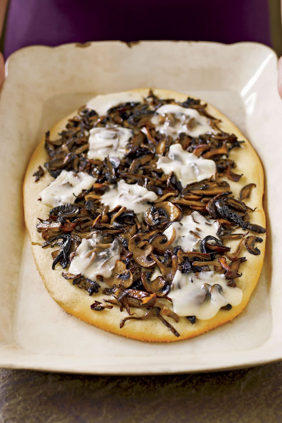 Wild Mushroom and Taleggio Pizza