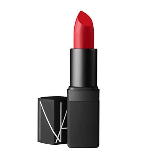 <a href="http://www.narscosmetics.com/color/lips/semi-matte-lipstick/jungle-red">NARS</a>