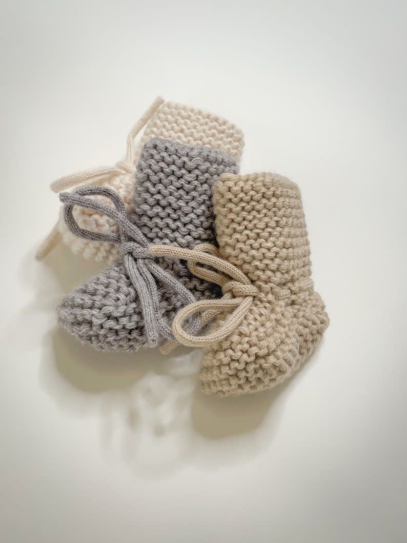 Wool Baby Bootie