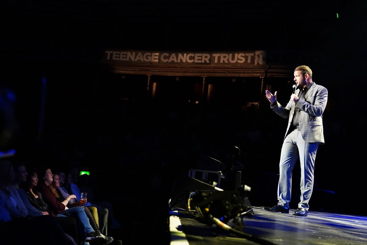 Kevin Bridges during A Night of Comedy, the Teenage Cancer Trust show at the Royal Albert Hall (Ian West/PA Wire)