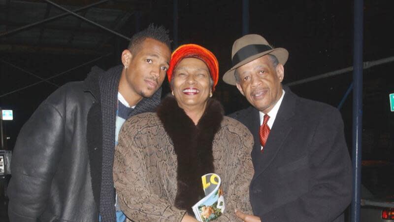 Marlon Wayans, mother Alvara and his father, Howell