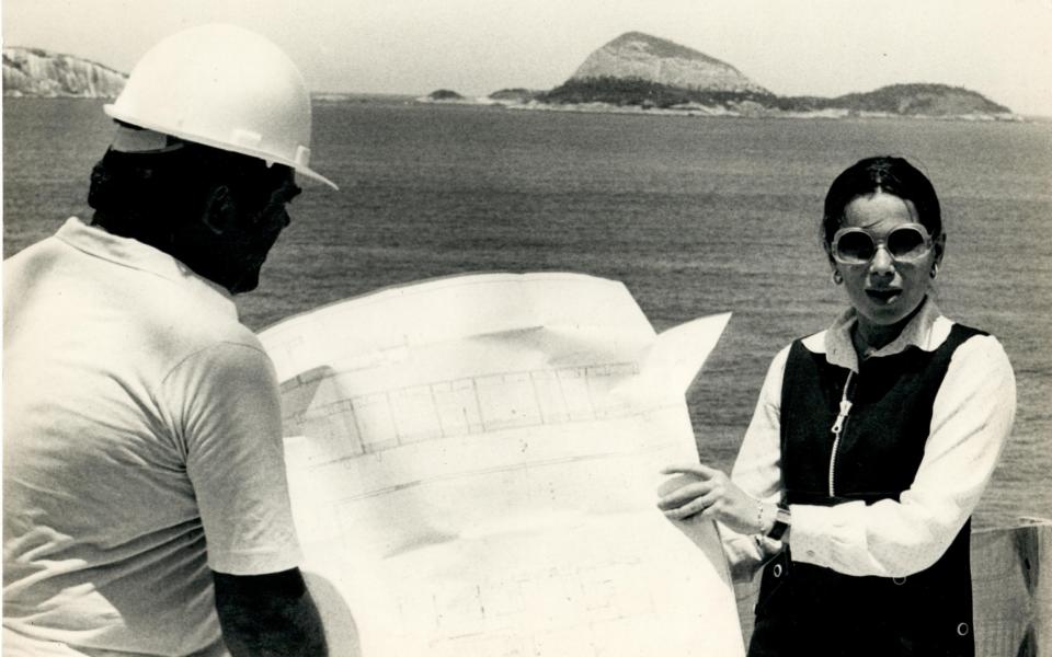 Lady Dunsany in the 1970s, during her career as an architect