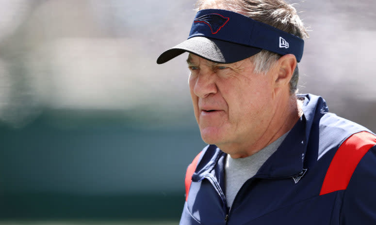 New England Patriots head coach Bill Belichick on Sunday.