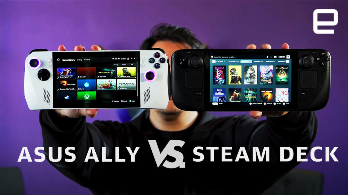 ETA Prime] ROG Ally VS Steam Deck Performance Test And The Best