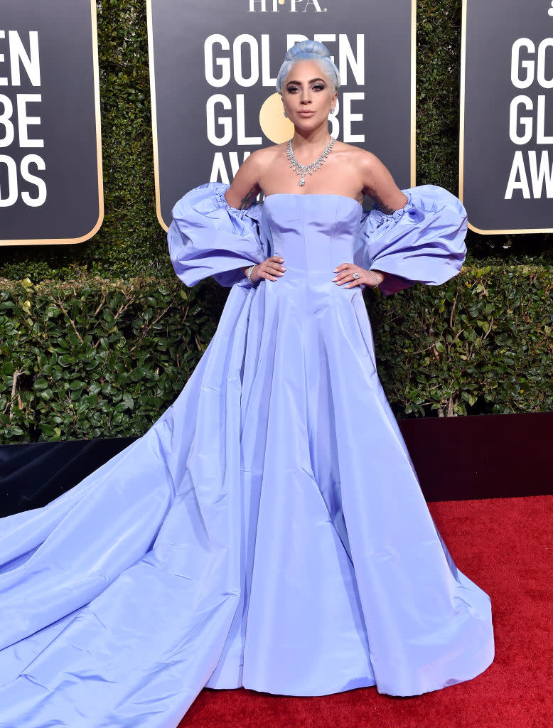 BEVERLY HILLS, CA - JANUARY 06:  Lady Gaga attends the 76th Annual Golden Globe Awards at The Beverly Hilton Hotel on January 6, 2019 in Beverly Hills, California.  (Photo by Axelle/Bauer-Griffin/FilmMagic)