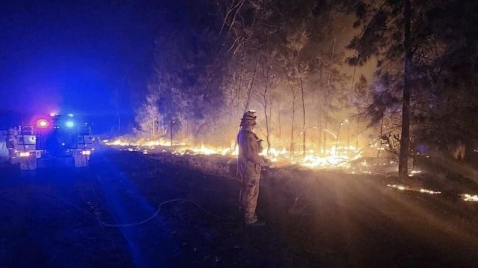 Firefighters are battling the worst conditions they’ve seen in 40 years. Picture: Instagram