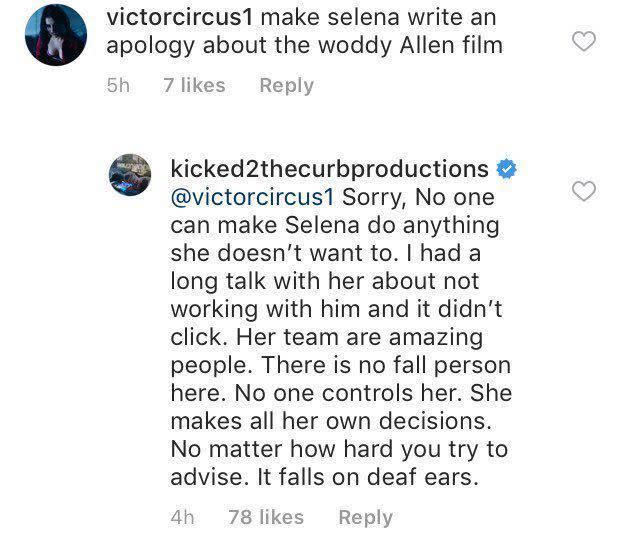 Mandy revealed she warned Selena in a comment spotted by eagle-eyed fans. Source: Instagram