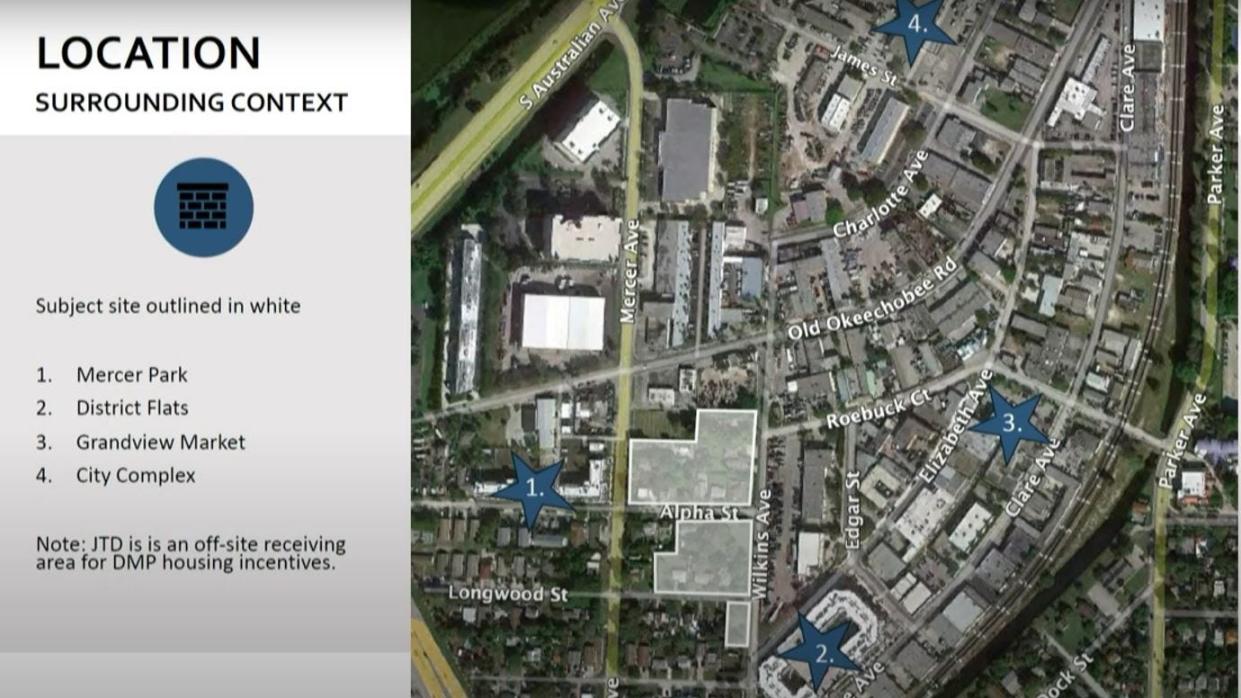 Two new apartment buildings from the same developer with a total of 245 units were approved by West Palm Beach city commissioners April 1 to be built in the warehouse district southwest of downtown.