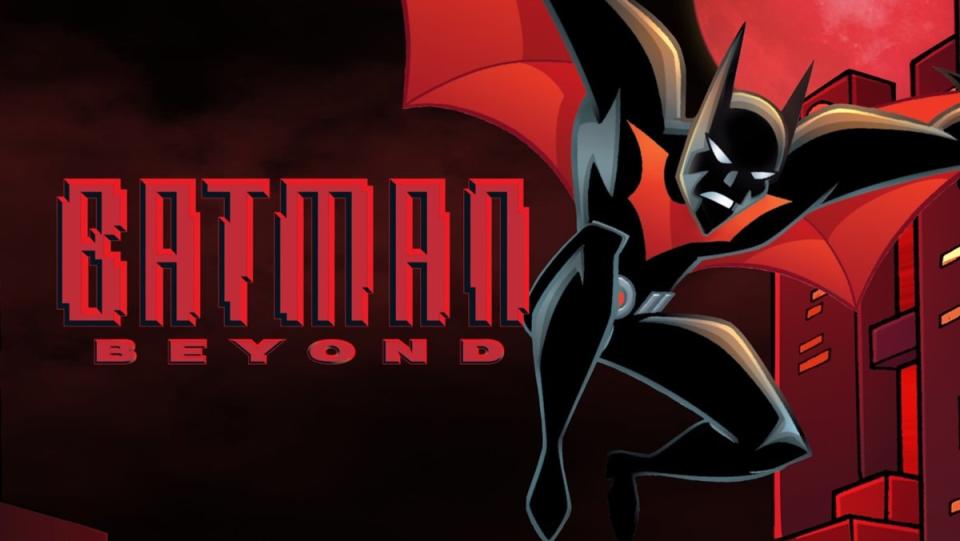 Promo art for Batman Beyond, the futuristic teen Batman series from 1999.