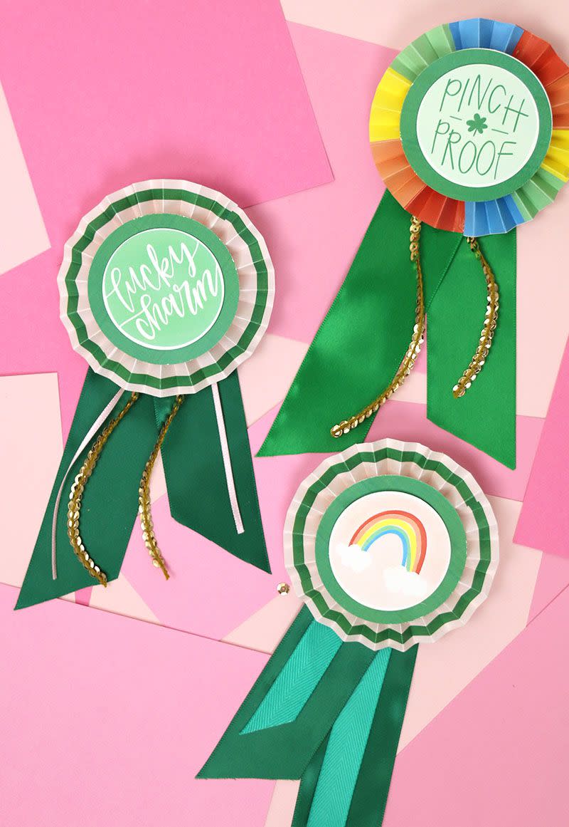 DIY Paper Award Ribbons