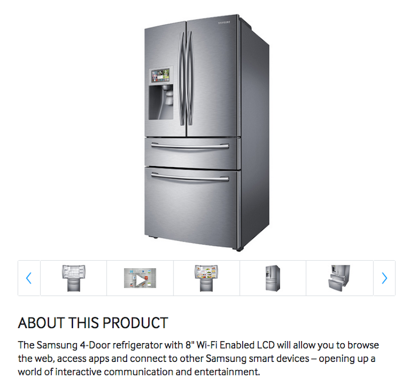 Samsung smart fridge