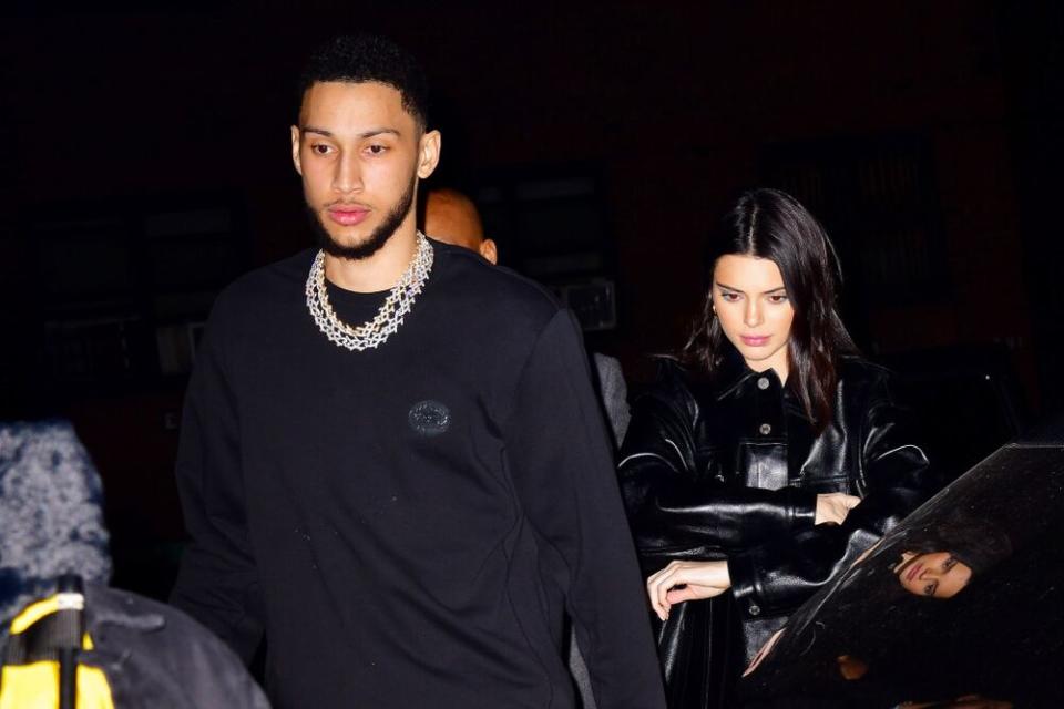 Ben Simmons and Kendall Jenner, February 2019 | James Devaney/GC Images