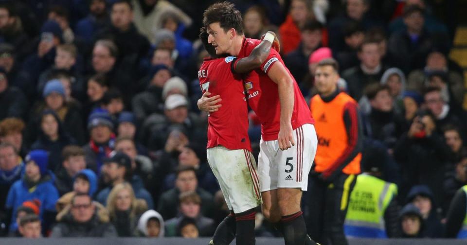 Man Utd pair Harry Maguire and Fred Credit: Alamy