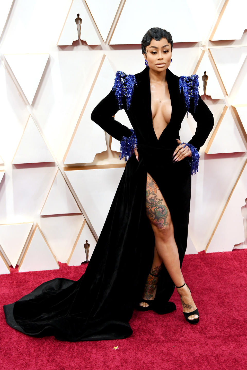 Blac Chyna attends the 92nd Annual Academy Awards at Hollywood and Highland on February 09, 2020 in Hollywood, California. 