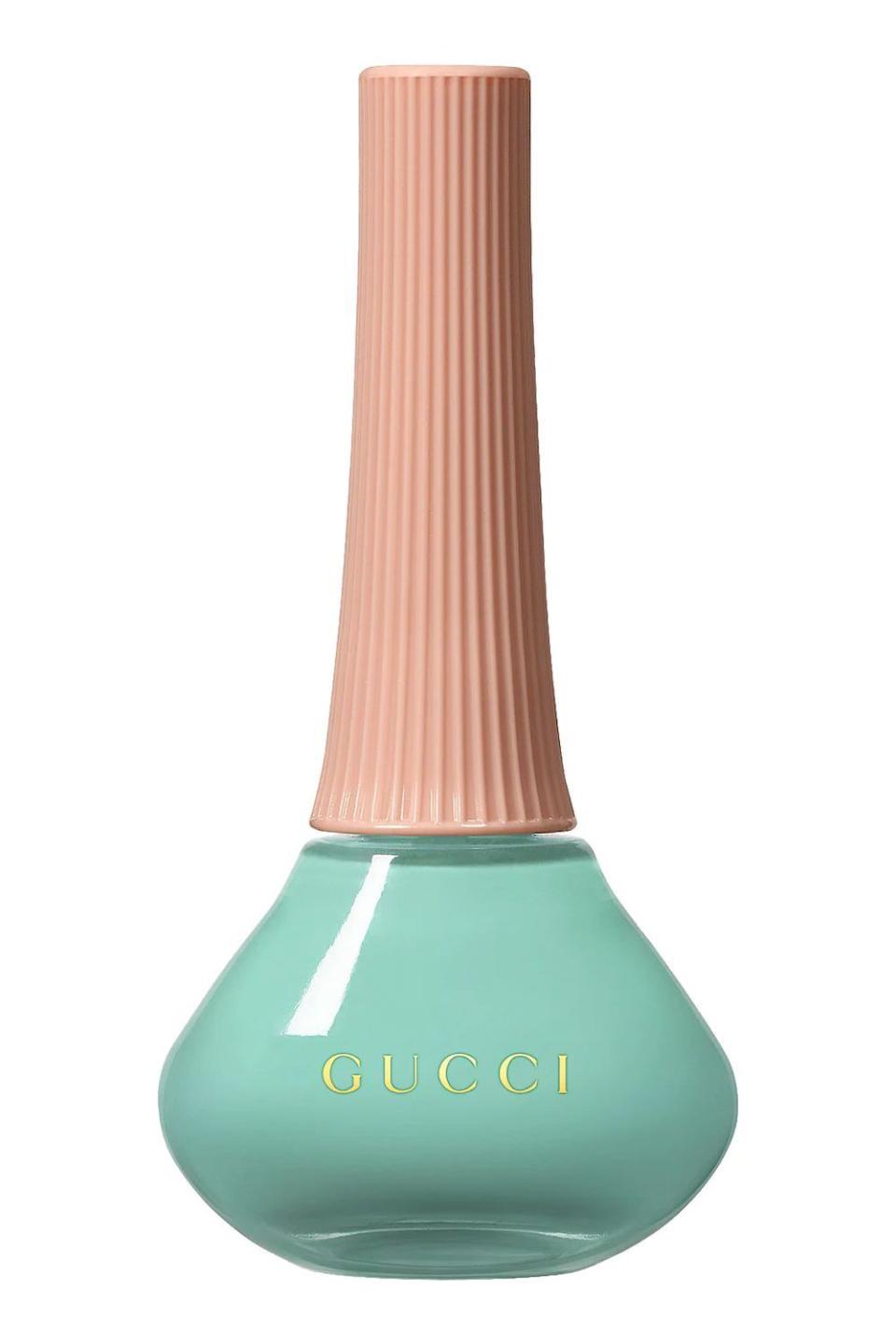 2) Gucci Vernis À Ongles Nail Polish in Dorothy Turquoise
