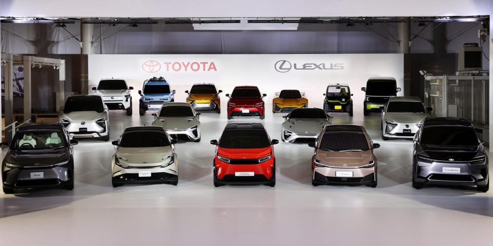 Toyota electric vehicle lineup