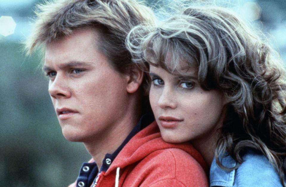Kevin Bacon, left, and Lori Singer in the 1984 film “Footloose.”