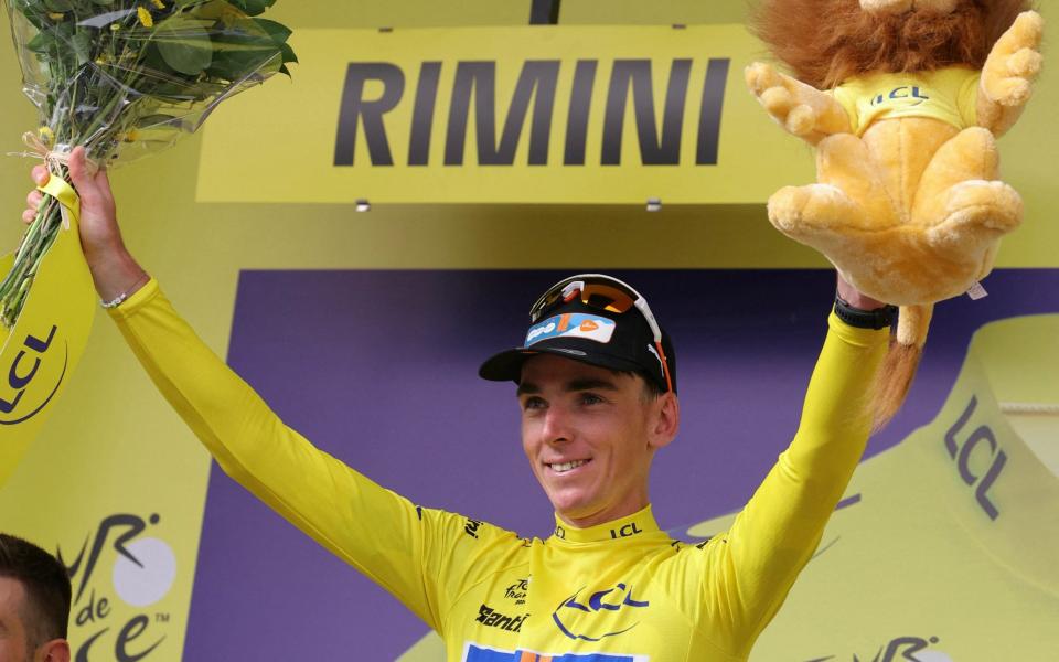 Bardet wearing yellow