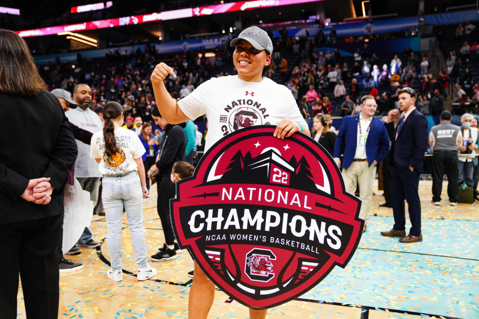 Women's college basketball is getting the network television treatment. (Photo by Ethan Mito/NCAA Photos via Getty Images)