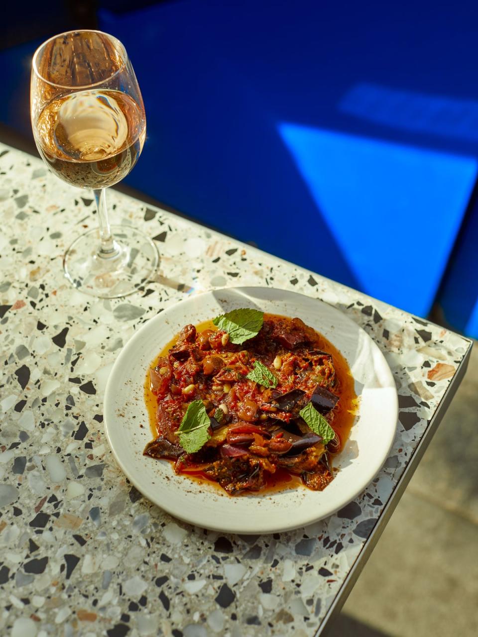 There’s no better way to harness the absorbing talents of aubergine than in a caponata (Harriet Langford)