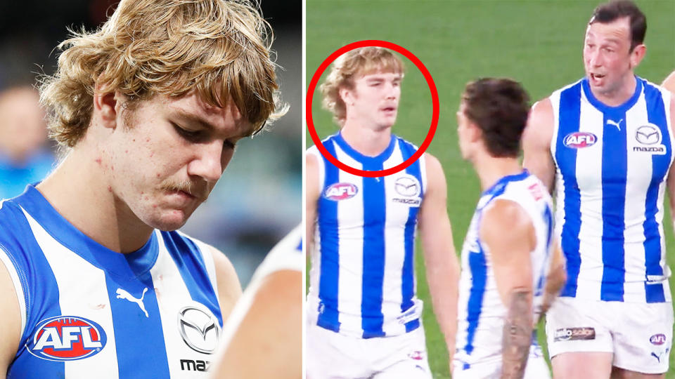 Jason Horne-Francis, pictured here in action for North Melbourne.