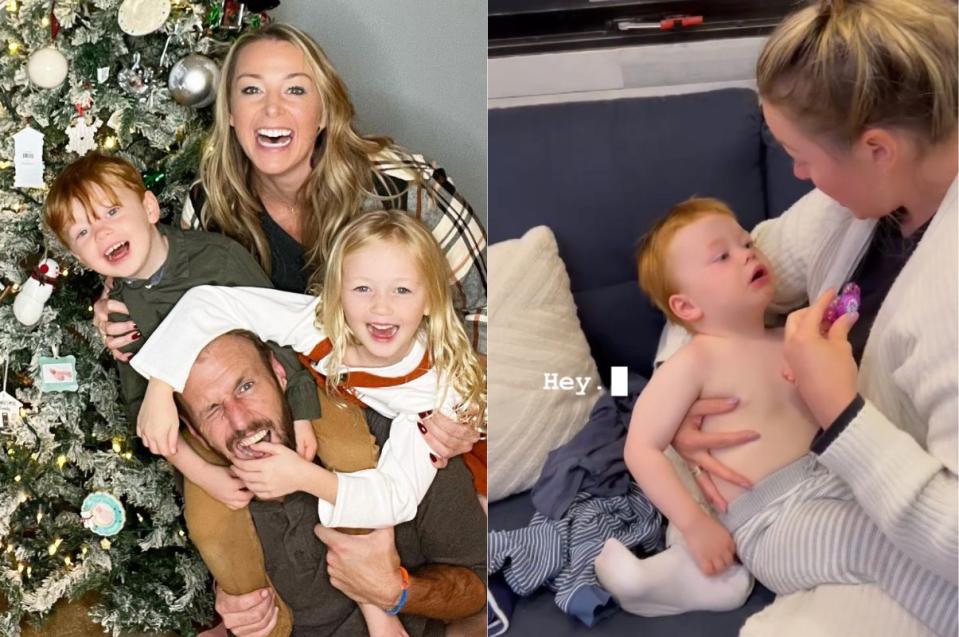 Jamie Otis and husband Doug Hehner's son used to struggle with febrile seizures. Here's what that means. (Instagram/ @jamienotis)