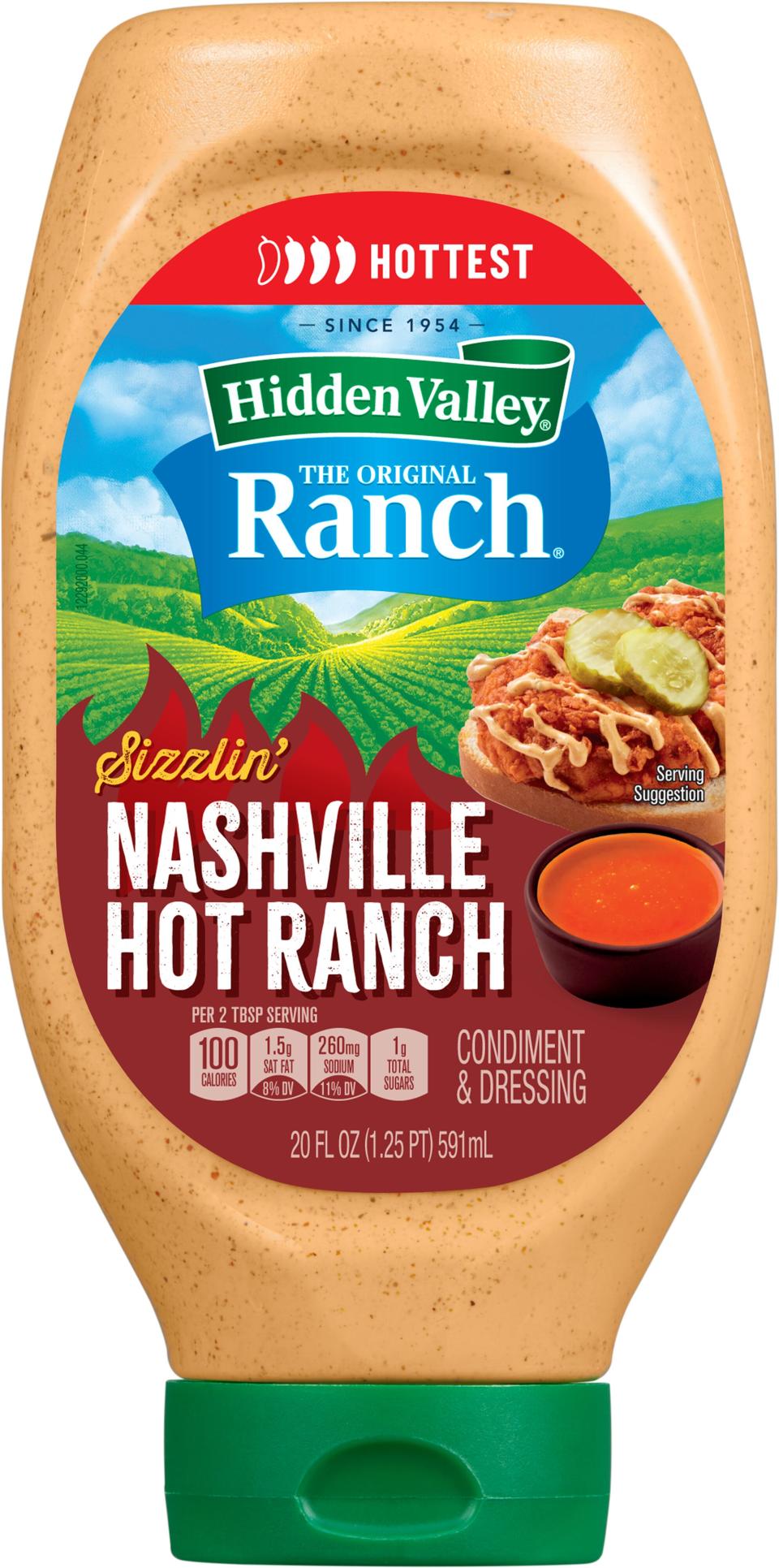 In addition to Cheezy Ranch, Hidden Valley Ranch is launching six additional new flavors this spring, including a Nashville Hot Ranch.