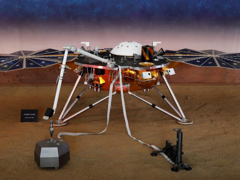 Nasa InSight lander detects first ever ‘Marsquake’ on Red Planet