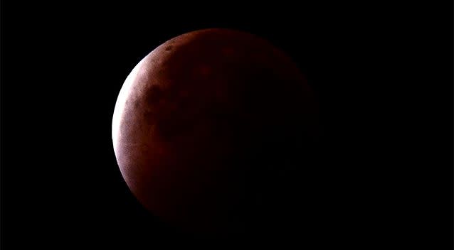 You'll be able to see the lunar eclipse everywhere in Australia. Source: AAP / Stock image