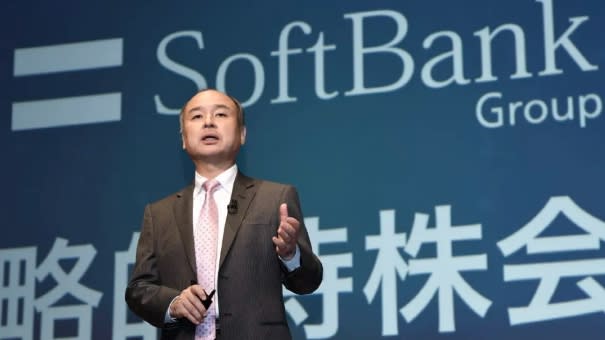 《金融時報》報導，軟銀（SoftBank）收購總部位於英國的晶元製造商Graphcore。圖為軟銀創辦人孫正義。   圖 : 翻攝自騰訊網