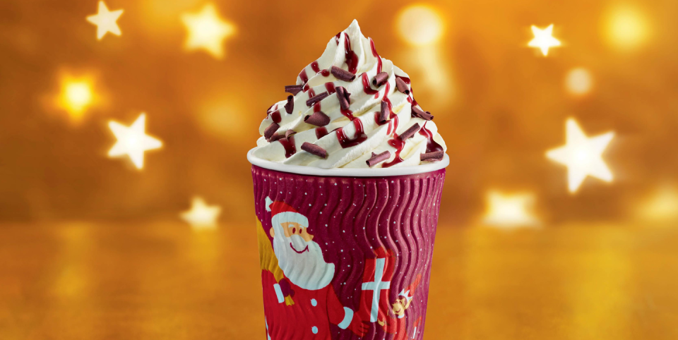 costa coffee black forest hot chocolate