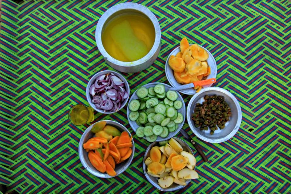 Iftar in the outskirts of Islamabad, Pakistan