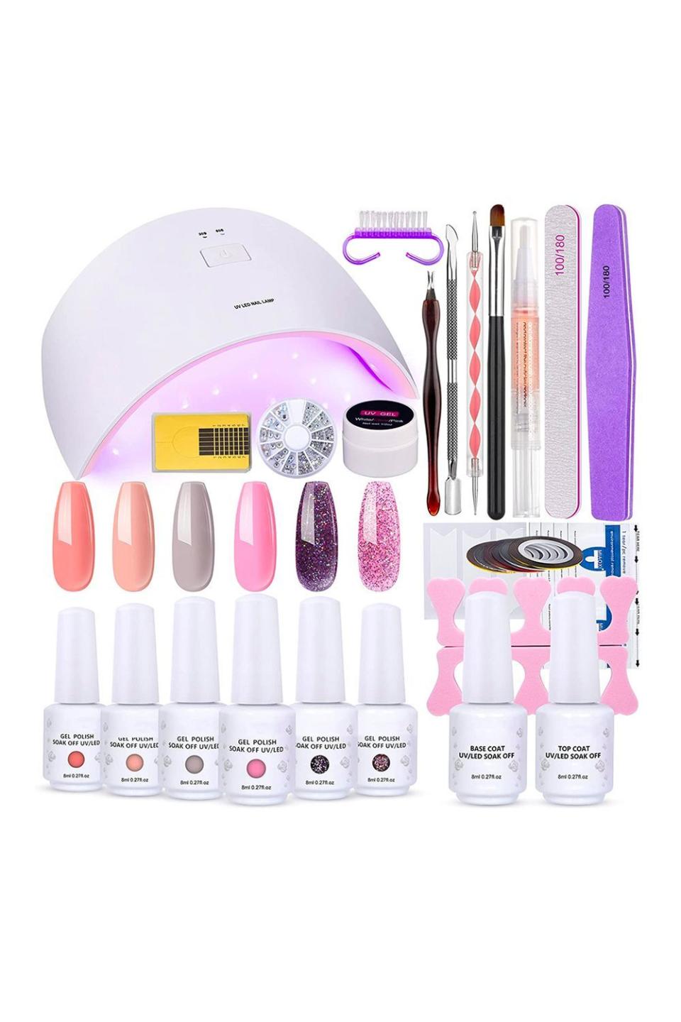 7) Holybo Gel Nail Polish Kit