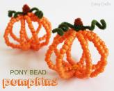 <p>Your little crafters will enjoy stringing pony beads onto twisted pipe cleaners to make this beaded pumpkin project. Bonus benefits: It keeps them busy, and helps build their fine motor skills while they’re at it. Just be sure to keep the beads away from babies (or toddlers who like to put <em>everything</em> in their mouths). </p><em><a href="https://cutesycrafts.com/2013/09/kiddie-crafts-pony-bead-pumpkins.html" rel="nofollow noopener" target="_blank" data-ylk="slk:Get the tutorial at Cutesy Crafts »;elm:context_link;itc:0;sec:content-canvas" class="link ">Get the tutorial at Cutesy Crafts »</a></em>