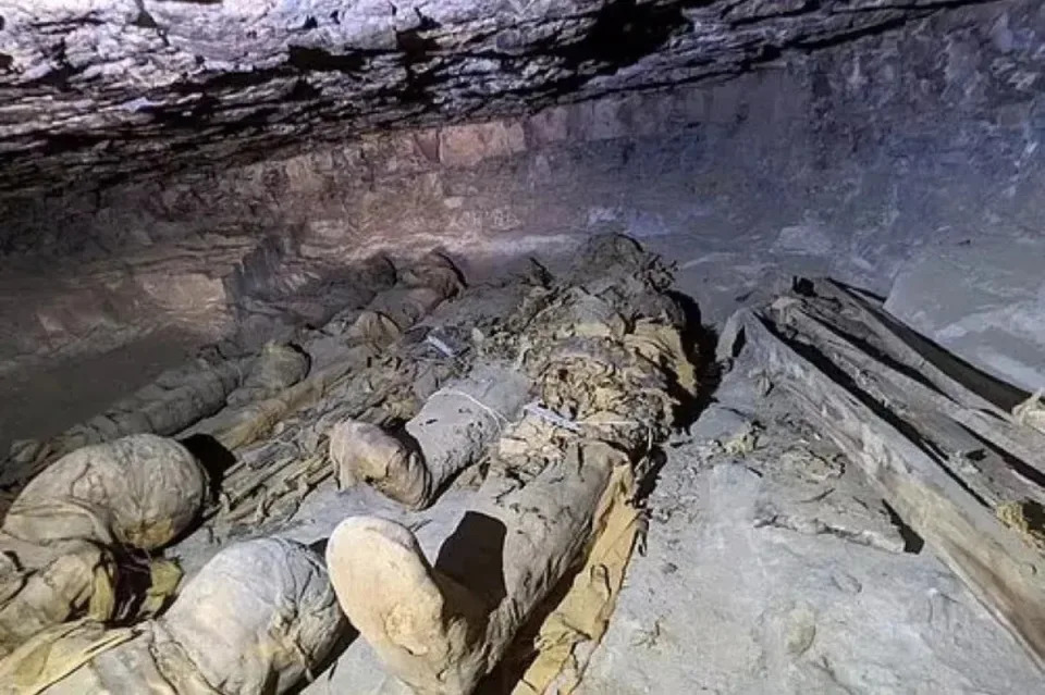 Officials believe between 30 and 40 percent of the bodies recovered belonged to infants and young children.<p>Ministry of Tourism and Antiquities</p>