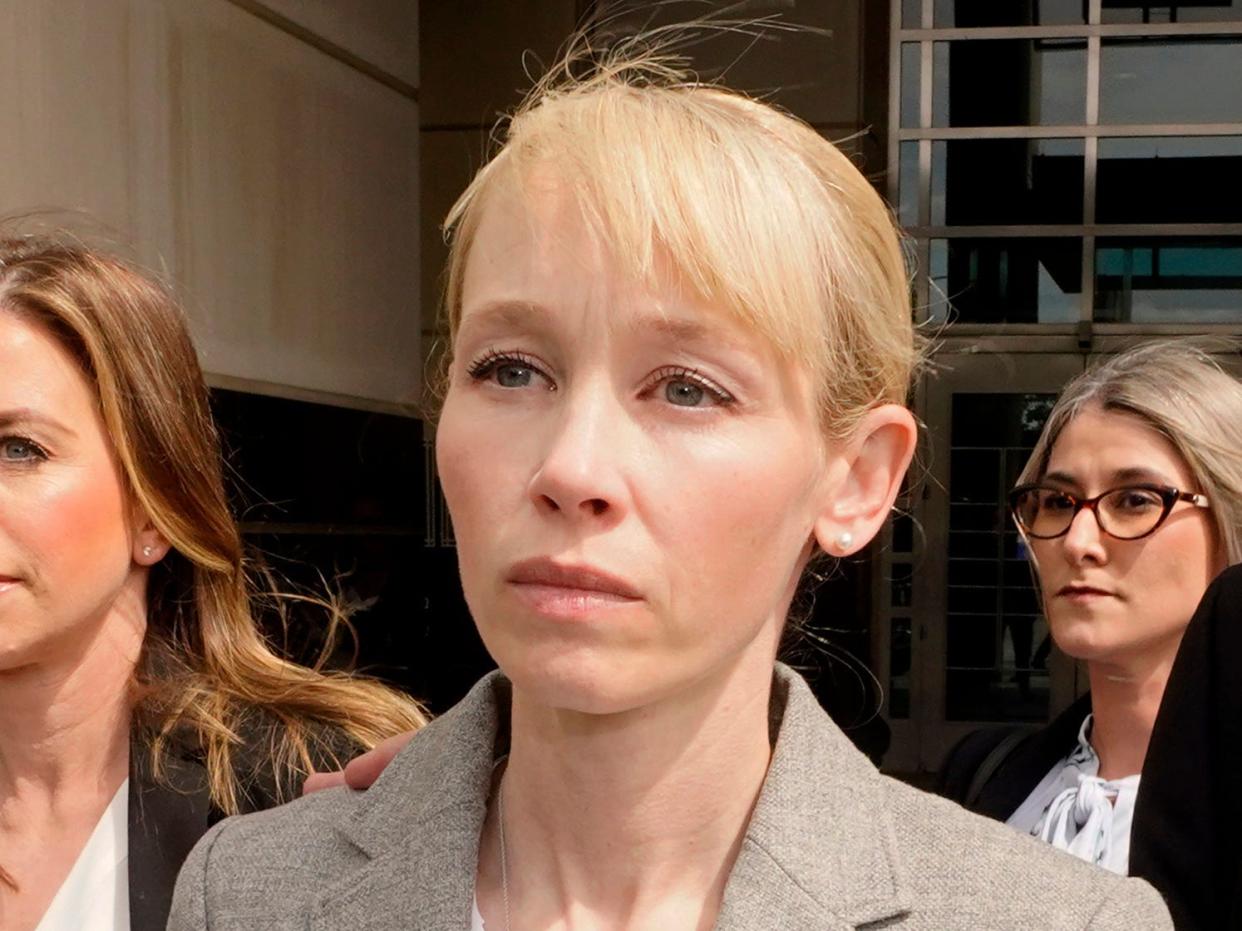 Sherri Papini after her arraignment in Sacramento, California.