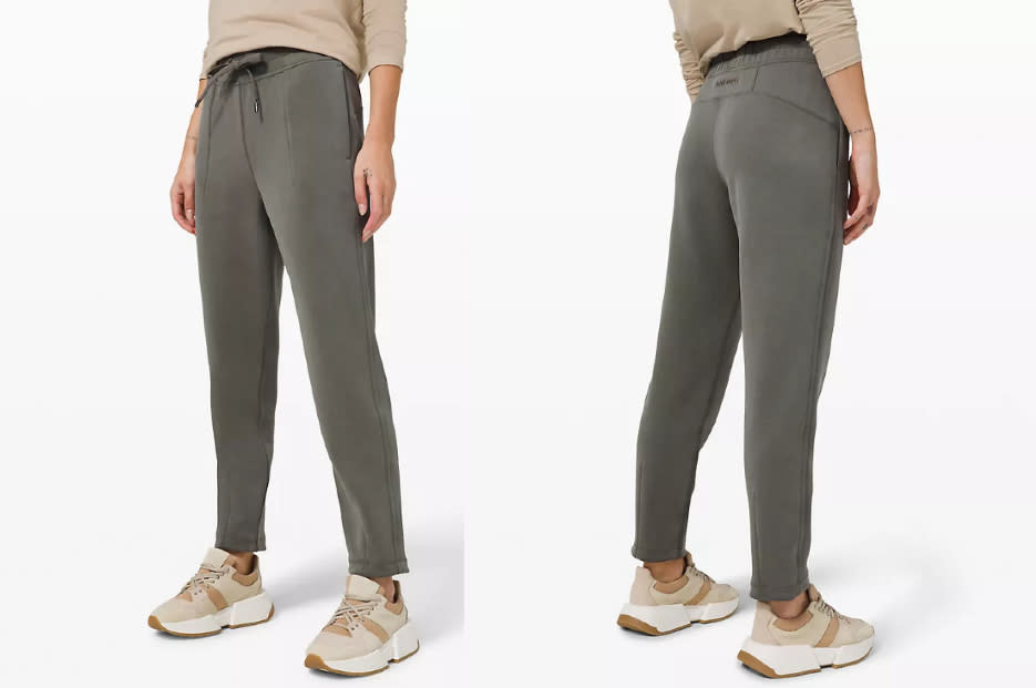 Lululemon's new We Made Too Much markdowns for this week include the Soft Ambitions High-Rise Jogger, currently on sale for $109.