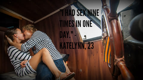 I had sex nine times in one day