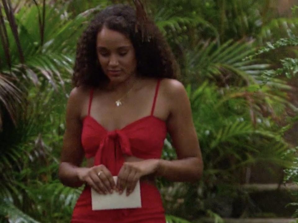 Pieper James making her debut appearance on "Bachelor in Paradise"