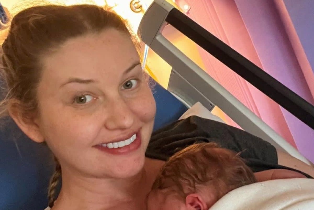Amy Hart has announced the name of her newborn son (Amy Hart/Instagram)
