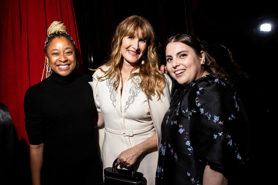 Phoebe Robinson, Laura Dern and Beanie Feldstein