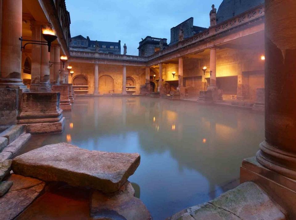 8) Visit the Roman baths in Bath