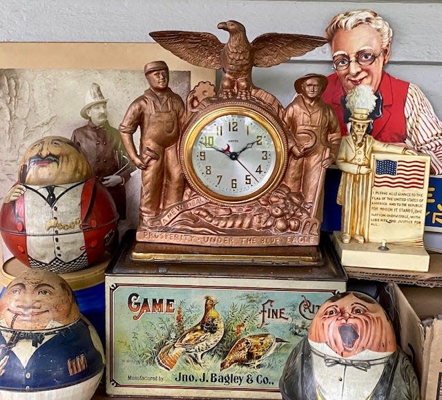 Popular culture items for sale by dozens of dealers will be offered at "The Big Show" on Oct. 27-28 at MAPS Air Museum in many categories, including clocks, tins, figurines and photographs.