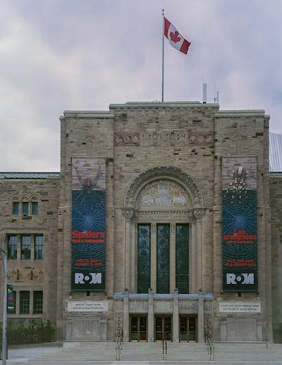Museums and galleries are frequently dependent on government funding. The Royal Ontario Museum seen in 2018. (Shutterstock)