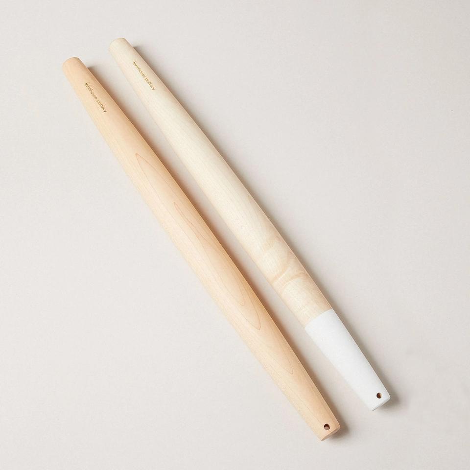 12) Farmhouse Pottery Maple Rolling Pin
