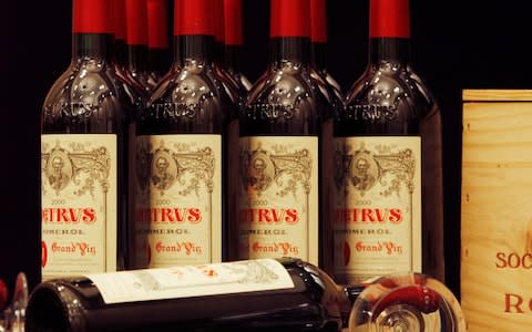 A magnum of its 2015 vintage costs more than £5,000, and the average price of a bottle of Petrus exceeds £1,800  - Credit: Reuters