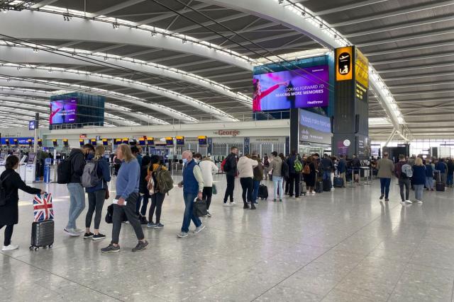 Heathrow Airport will hold last-ditch talks with union officials to avert a planned strike by security guards (File picture)  (PA Wire)