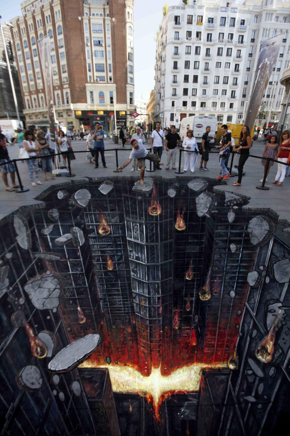 Impresionante arte callejero en 3D