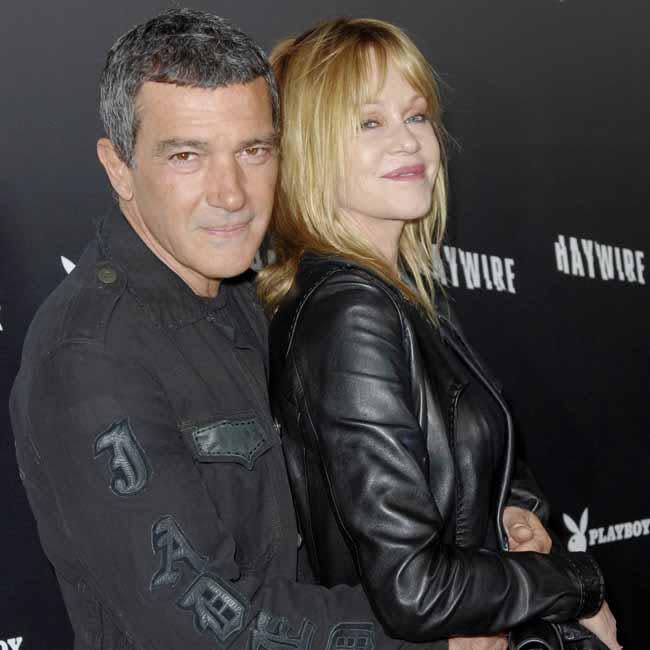 Antonio Banderas y Melanie Griffith antes de su separación.