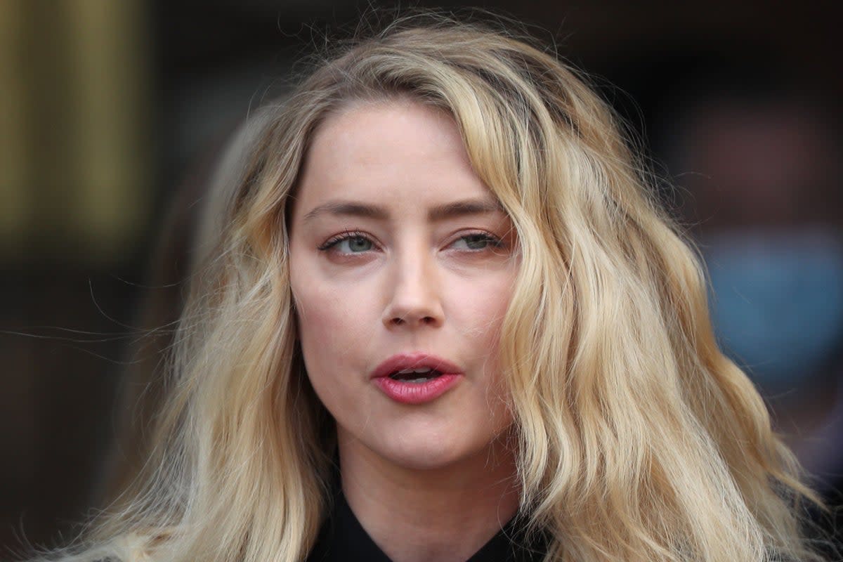 Aquaman star Amber Heard said that over time she had learned that she was ‘not in control of stories other people create’ about her (PA Archive)